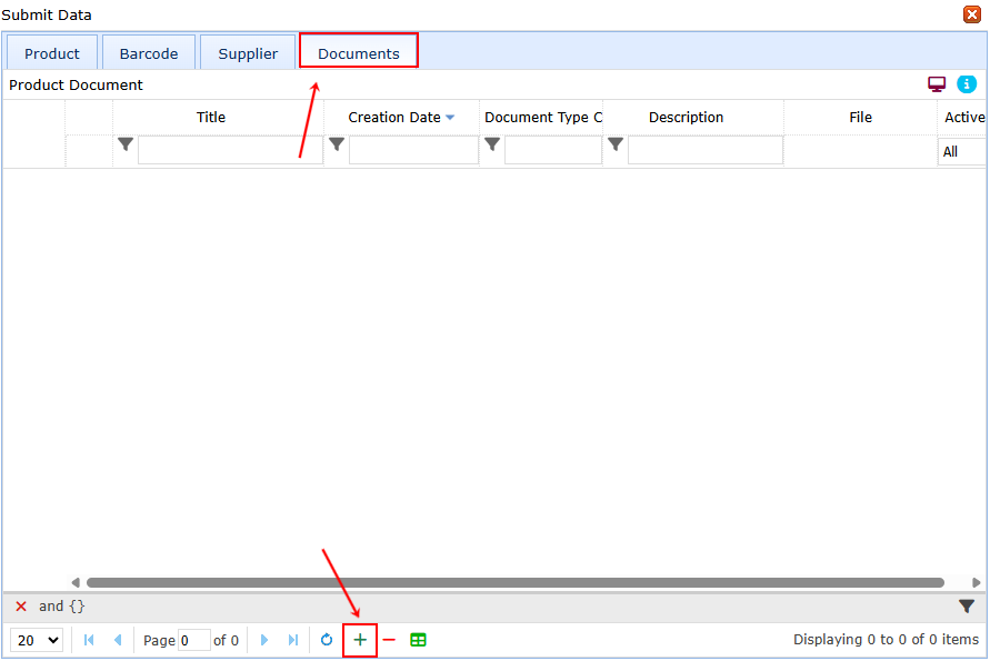 Product Document Product, linari, www.linari.app, wms, Warehouse, Product information, Product submenu, Document, Product Document.